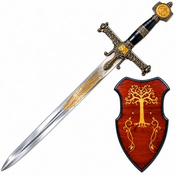 ESPADA DECORATIVA COM SUPORTE PARA PAREDE REF: PFL139107C ESPADA DECORATIVA COM SUPORTE PARA PAREDE REF: PFL139107C