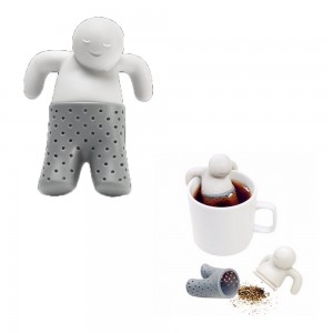 INFUSOR DE CHÁ MODELO BONECO EM SILICONE  REF: AP36832-CB INFUSOR DE CHÁ MODELO BONECO EM SILICONE  REF: AP36832-CB