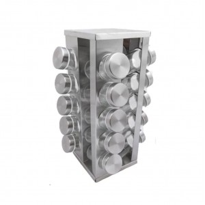 PORTA TEMPERO EM METAL COM 20 POTES REF: AP821-20A PORTA TEMPERO EM METAL COM 20 POTES REF: AP821-20A