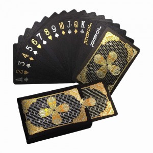 JOGO DE BARALHO METALIZADO MODELO CAVEIRA REF: AP25754-4SK