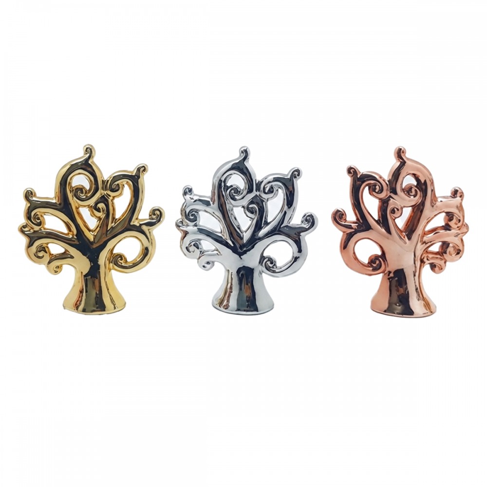 ENFEITE DECORATIVO MODELO ÁRVORE EM CERÂMICA REF : APO-1004-1