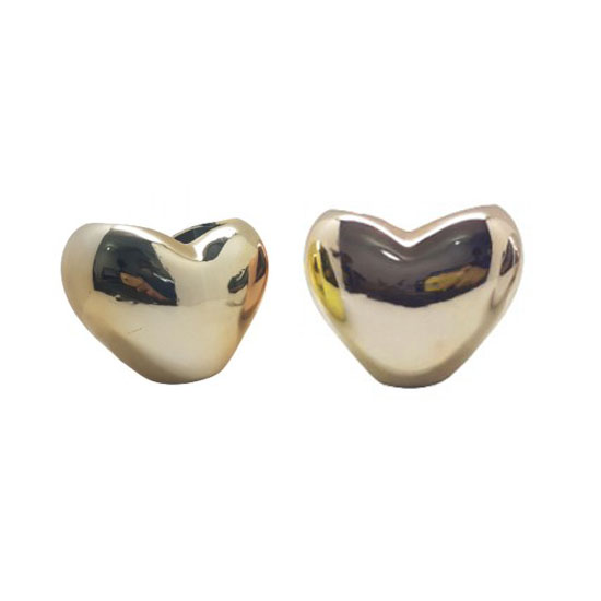 CACHEPOT DECORATIVO DE CERAMICA P/PLANTAS DOURADO REF: AP2318-1C