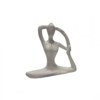 ENF.DE CERAMICA P/DEC.ORN.DE MESA MOD.YOGA BRANCO ENF.DE CERAMICA P/DEC.ORN.DE MESA MOD.YOGA BRANCO