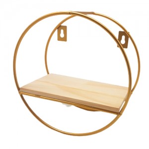 PRATELEIRA DECORATIVA DOURADA