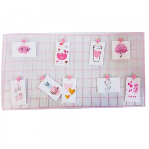 GRADE METAL ARAMADO PARA FOTO COR: ROSA