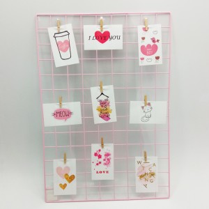 TELA ARAMADA PARA FOTOS EM METAL 45X65CM COR ROSA REF: APD38108-45X65