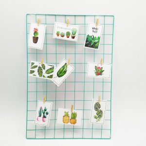 TELA ARAMADA PARA FOTOS EM METAL 45X65CM COR VERDE REF: APD38108-45X65