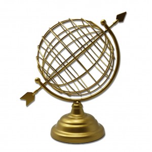 ENFEITE DECORATIVO GLOBO EM METAL REF: AP367A ENFEITE DECORATIVO GLOBO EM METAL REF: AP367A
