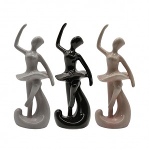 ENFEITE MODELO BAILARINA EM CERÂMICA  REF: AP4272B