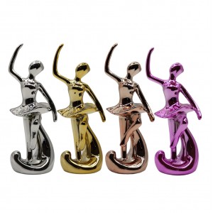 ENFEITE MODELO BAILARINA EM CERÂMICA  REF: AP4272-CL