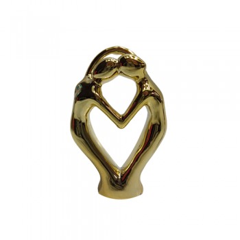 ENF.DE CERAMICA P/DEC ORN.DE MESA DOURADO