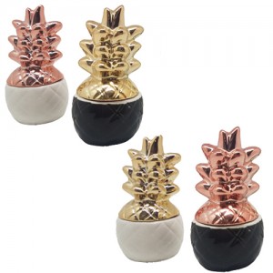 PORTA-JOIAS DE CERAMICA ABACAXI  PORTA-JOIAS DE CERAMICA ABACAXI