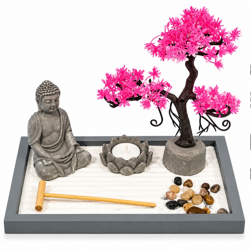 PORTA INCENSO DECORATIVO JARDIM ZEN EM RESINA REF: APHY2003 PORTA INCENSO DECORATIVO JARDIM ZEN EM RESINA REF: APHY2003