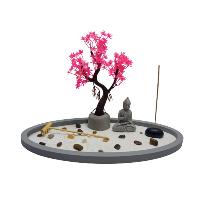 PORTA INCENSO DECORATIVO JARDIM ZEN EM RESINA REF: APHY2007 PORTA INCENSO DECORATIVO JARDIM ZEN EM RESINA REF: APHY2007