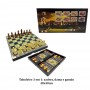 JG MANUAL DE SALÃO 3 EM 1  XADREZ/DAMA/GAMÃO