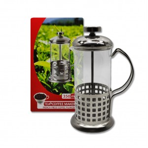 CAFETEIRA PRENSA FRANCESA DE VIDRO 350ML  REF: CCQ-350 CAFETEIRA PRENSA FRANCESA DE VIDRO 350ML  REF: CCQ-350