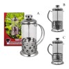 CAFETEIRA PRENSA FRANCESA DE VIDRO 600ML  REF: CCQ-600