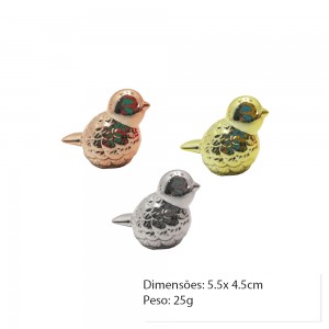 ENFEITE CERAMICA PASSARO REF: AP9478-17-1