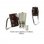 CANTIL 1890ML COM 4 COPOS E 3 TALHERES + BOLSA MARROM ESCURO LISO REF: APPT-64A