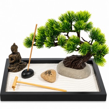 PORTA INCENSO DECORATIVO JARDIM ZEN EM RESINA REF: APHY2105 PORTA INCENSO DECORATIVO JARDIM ZEN EM RESINA REF: APHY2105