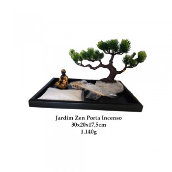PORTA INCENSO DECORATIVO JARDIM ZEN EM RESINA REF: APHY2106 PORTA INCENSO DECORATIVO JARDIM ZEN EM RESINA REF: APHY2106
