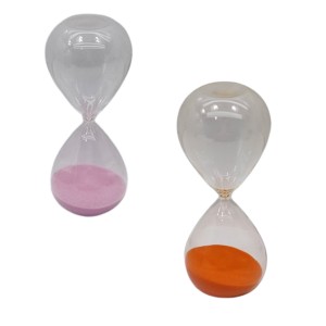 AMPULHETA DECORATIVA EM VIDRO REF: AP75145