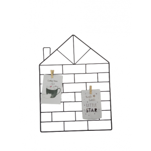 TELA ARAMADA PARA FOTOS EM METAL 33X42CM COR PRETO REF: AP8313F