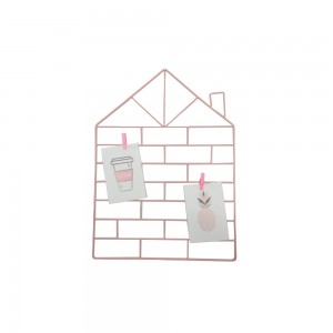 TELA ARAMADA PARA FOTOS EM METAL 33X42CM COR ROSA REF: AP8313F