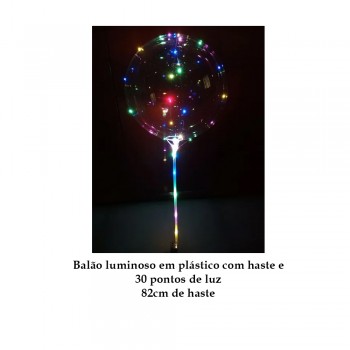 Balão Luminoso com Haste e 30 pontos de luz REF: AP1322-HB