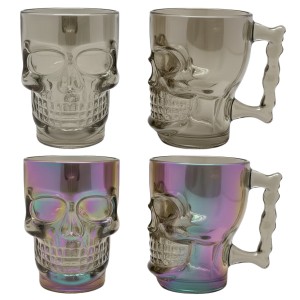 CANECA DE VIDRO MODELO CAVEIRA 450ML REF: KLB500D CANECA DE VIDRO MODELO CAVEIRA 450ML REF: KLB500D