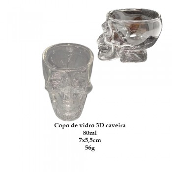 COPO CAVEIRA 80ML REF: SG348 COPO CAVEIRA 80ML REF: SG348