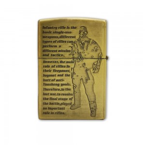 KIT 4 ISQUEIROS DE BOLSO MODELO MILITAR EM METAL REF: AP6103 KIT 4 ISQUEIROS DE BOLSO MODELO MILITAR EM METAL REF: AP6103