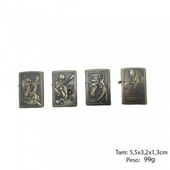 ISQUEIRO EM METAL C/4 ESPORTES REF: AP6063 ISQUEIRO EM METAL C/4 ESPORTES REF: AP6063