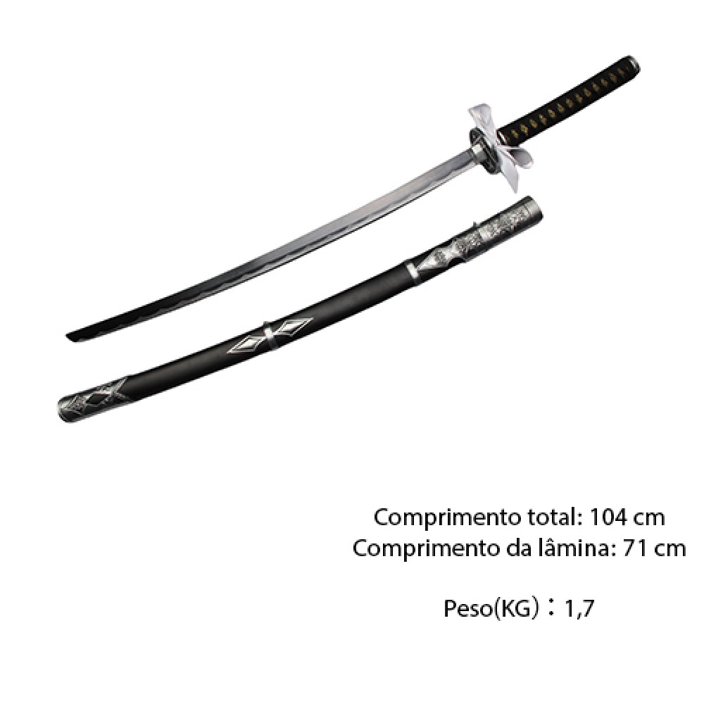 ESPADA KATANA SEM CORTE + SUPORTE REF: APZS-9316B