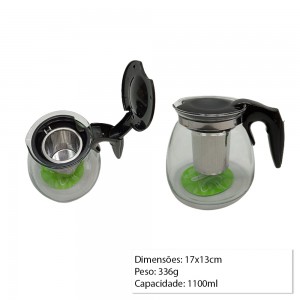 CHALEIRA COM INFUSOR 1100ML REF: APCM8373-1100 CHALEIRA COM INFUSOR 1100ML REF: APCM8373-1100