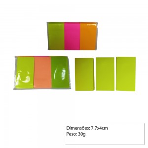 KIT C/ 3 BLOCOS AUTOADESIVOS C/ 100F CADA REF: E5-3