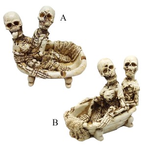 CINZEIRO DE RESINA PLÁSTICA MODELO CAVEIRA REF: AP-B9120