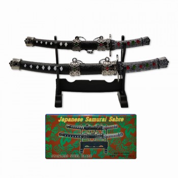ABRIDOR DE CARTAS DECORATIVO MODELO 2 KATANAS  REF: APHK27-28
