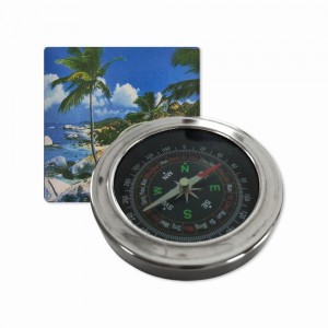 BÚSSOLA DE MÃO EM ALUMÍNIO REF: AP-C75-AL