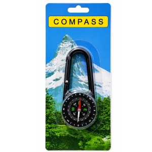 BÚSSOLA MOSQUETÃO EM ALUMÍNIO REF: AP-C40-AL