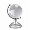 GLOBO TERRESTRE EM METAL  REF: AP7814PRATA60MM