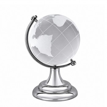 GLOBO TERRESTRE EM METAL REF: AP7814PRATA60MM GLOBO TERRESTRE EM METAL REF: AP7814PRATA60MM