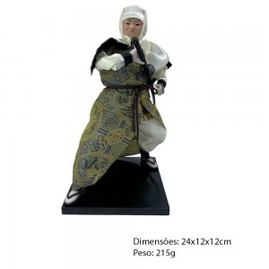 ENFEITE DE RESINA NINJA 24CM REF: AP7509WS07 ENFEITE DE RESINA NINJA 24CM REF: AP7509WS07