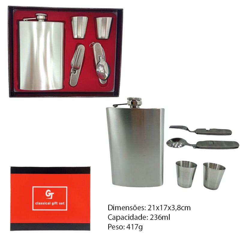 KIT CANTIL 236ML + ACESSÓRIOS 5 PEÇAS REF: APGT-TZ114-8-1 KIT CANTIL 236ML + ACESSÓRIOS 5 PEÇAS REF: APGT-TZ114-8-1