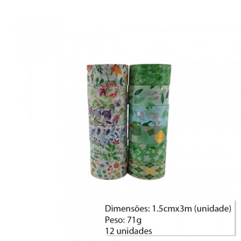 ROLOS FITA ADESIVA COM 12 ESTAMPAS REF: AP24029S1.5-3 ROLOS FITA ADESIVA COM 12 ESTAMPAS REF: AP24029S1.5-3