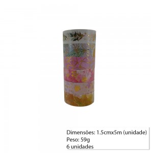 FITA ADESIVA C/6 ESTAMPAS REF: AP24029W1.5-5  FITA ADESIVA C/6 ESTAMPAS REF: AP24029W1.5-5