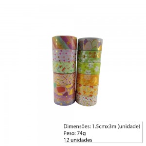 FITA ADESIVA SORT. C/12 ESTAMPAS REF: AP24029L1.5-3