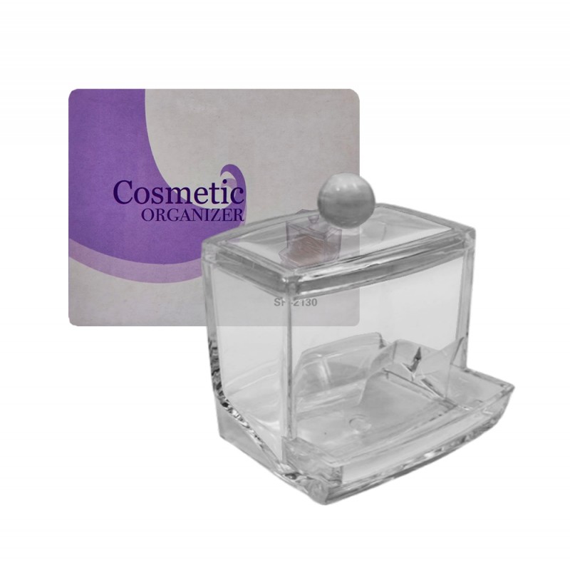 ORGANIZADOR COM TAMPA PARA COTONETE REF:APSF-2130 ORGANIZADOR COM TAMPA PARA COTONETE REF:APSF-2130