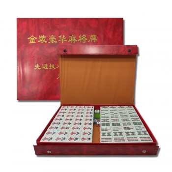 JOGO MANUAL MAHJONG COM 144 PEÇAS  REF: AP25823MJ