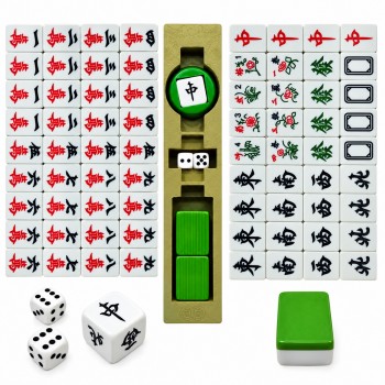 JOGO MANUAL MAHJONG COM 144 PEÇAS REF: AP25823MJ JOGO MANUAL MAHJONG COM 144 PEÇAS REF: AP25823MJ